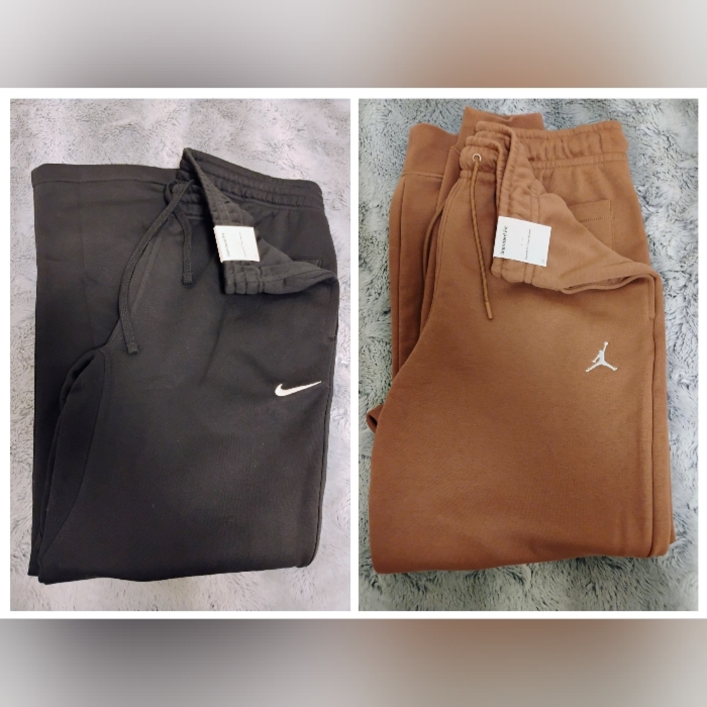 Jordan (L) & Nike (xl) sweatpants brand new